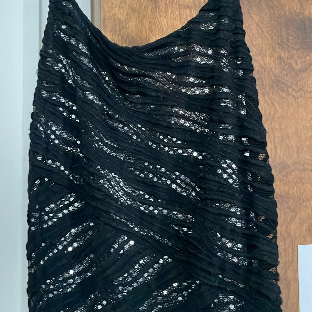 Prom dress, black, size 10